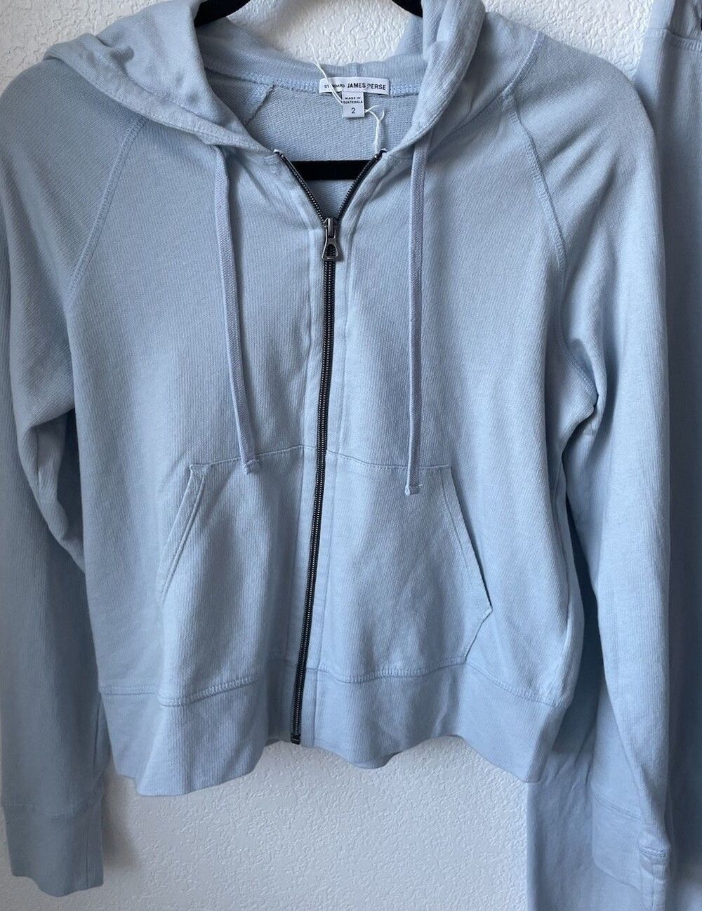James Perse French Terry Ray Edge Sweatpants and Matching Jacket Hoodie 2 (Med) - Picture 5 of 6